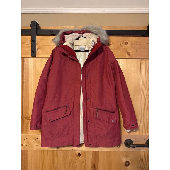 Columbia Women's Carson Pass Interchange Jacket, Beet, Size 1X - Picture 1 of 6